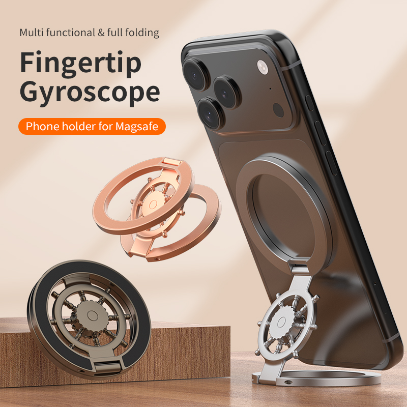 Magnetic Phone Ring Holder Fin - Desk Accessories ulasan dan harga