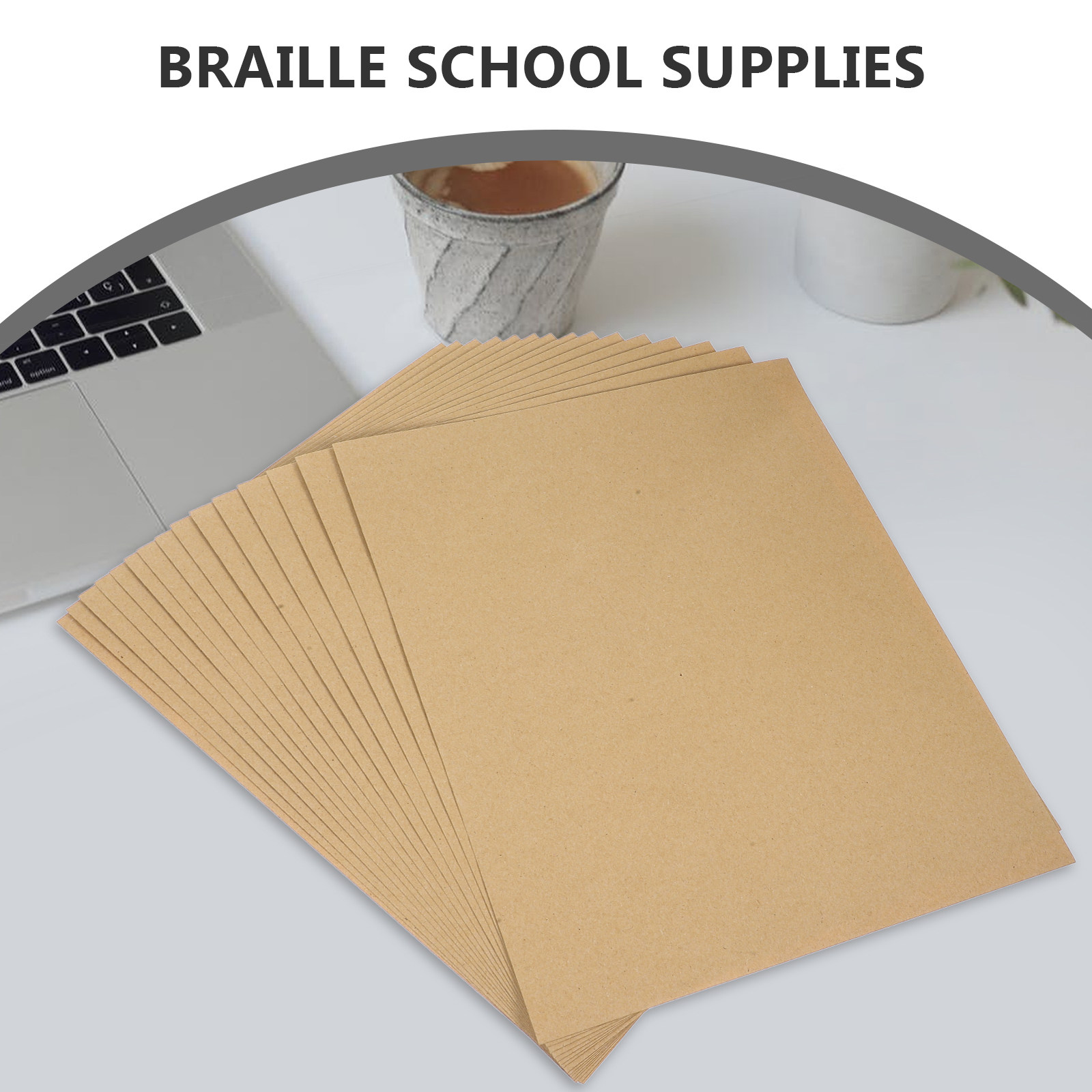 15Pcs Braille Cardstock Sheets - Writing Tools ulasan dan harga