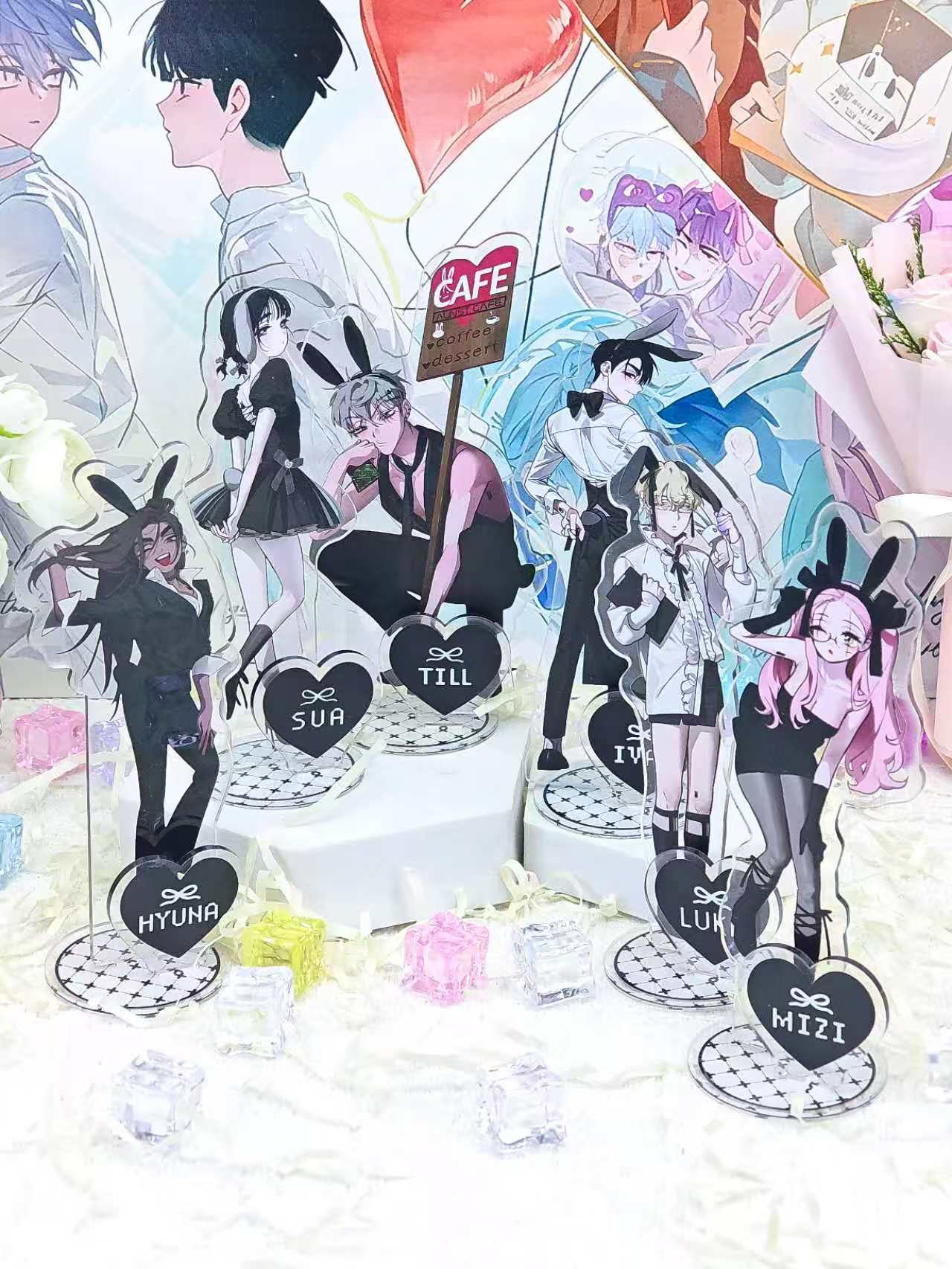 6pcs/1pcs Cute Bunny Boy & Gir - Desk Accessories ulasan dan harga
