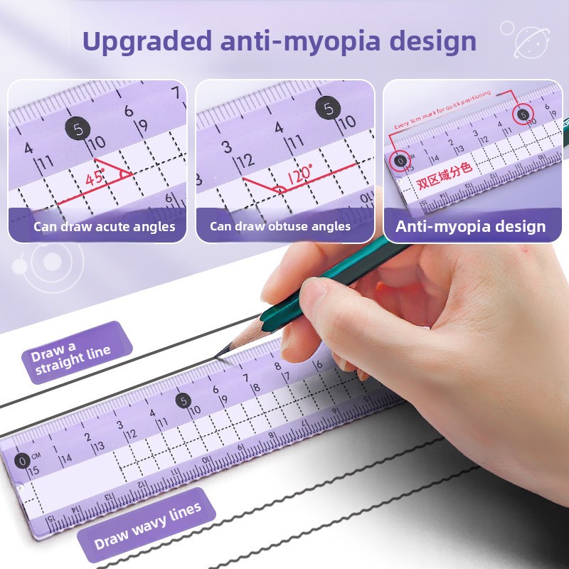 8 Pcs Geometry Set for Student - Math Geometry Set With Compass ulasan dan harga