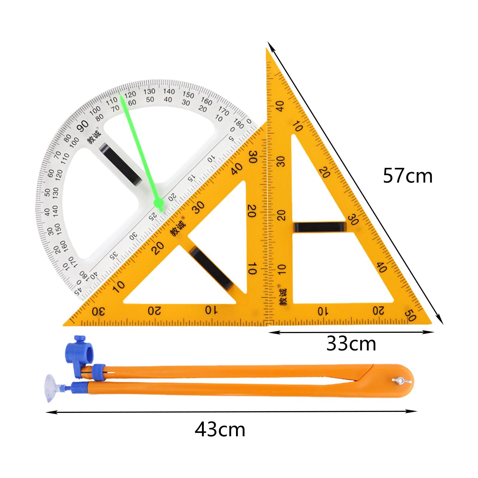 Math Geometry Ruler Set for Bl - Math Geometry Set With Compass ulasan dan harga