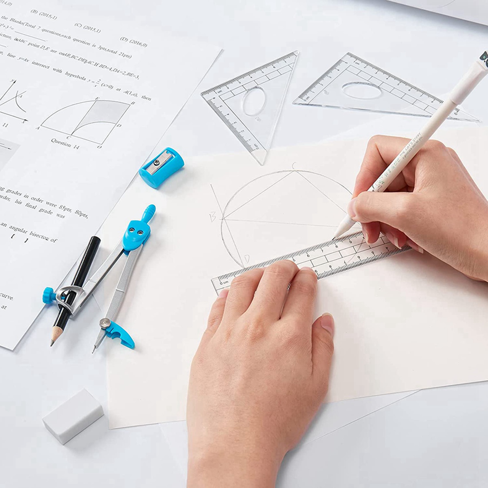 Superior-Geometry Set 20 Pcs M - Math Geometry Set With Compass ulasan dan harga
